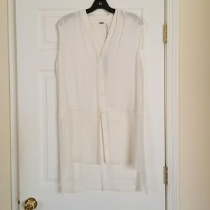 Elie Tahari Off White Color Shirt